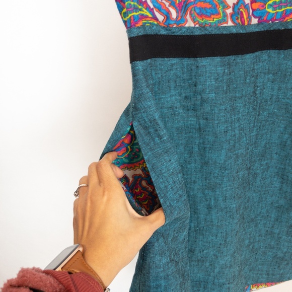 Floral Colorful Summer Dress Size 2 G - Picture 4 of 8